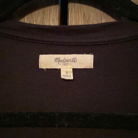 MADEWELL Anthem Color Block Long Sleeve V Neck Tee - Picture 4 of 5